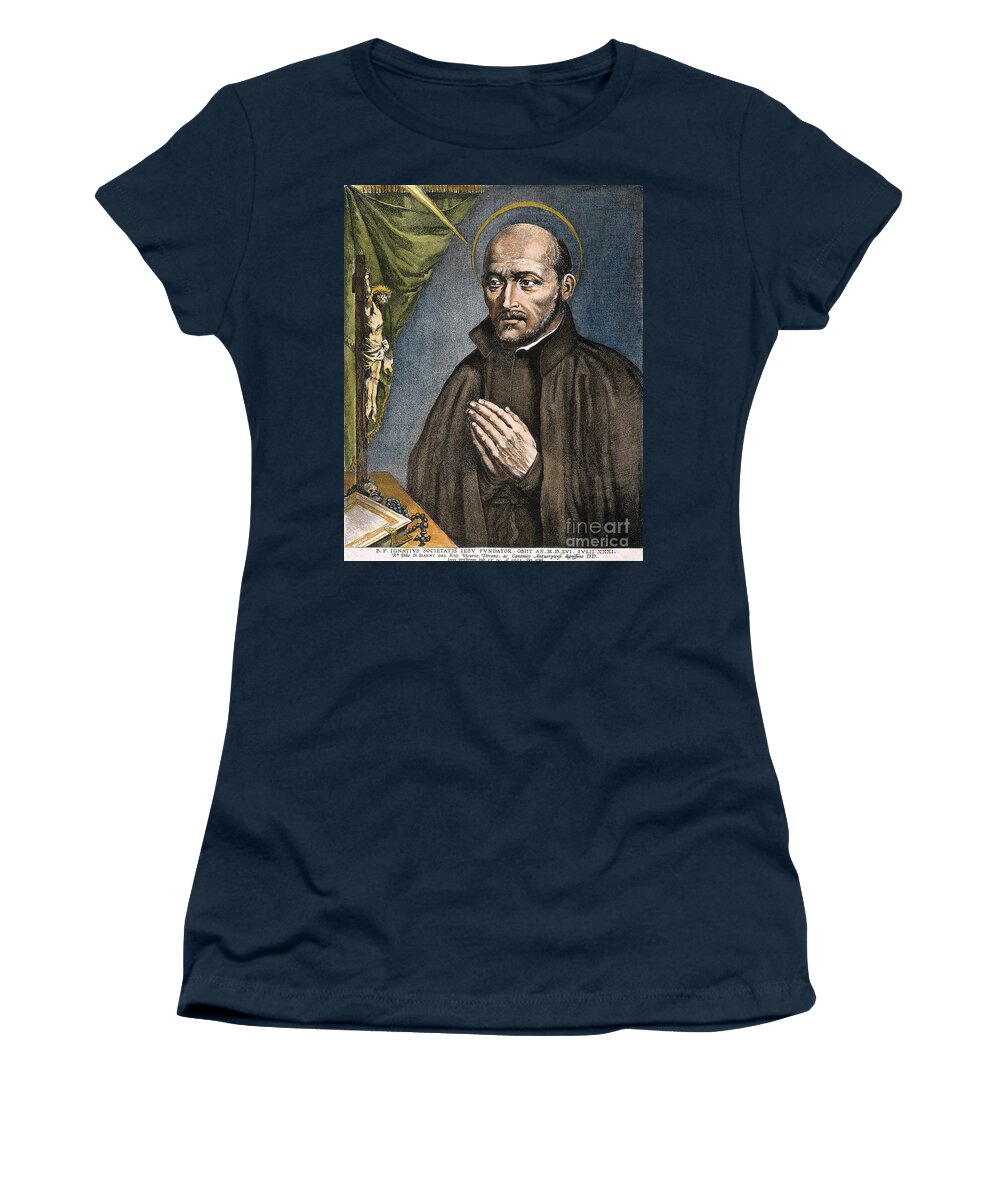 16th Century Women's T-Shirt featuring the photograph St. Ignatius Of Loyola #1 by Granger