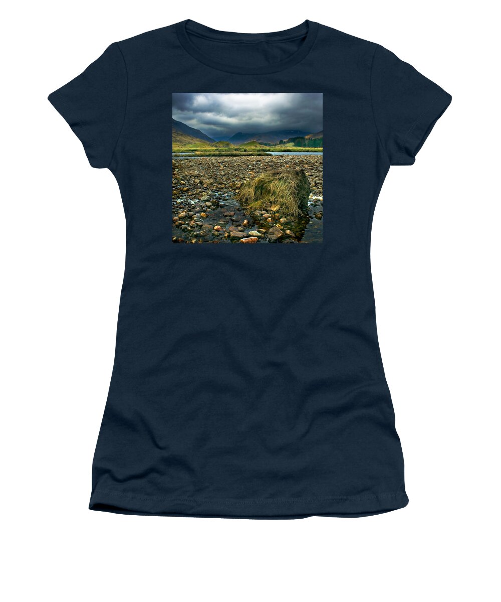 Glen Strathconon Women's T-Shirt featuring the photograph Strathconon #1 by Joe Macrae
