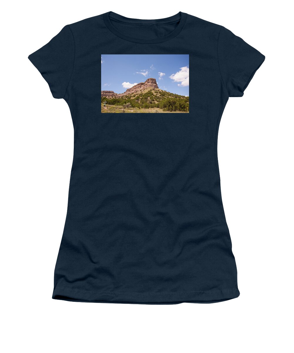  Women's T-Shirt featuring the photograph The Cross #1 by Carl Wilkerson