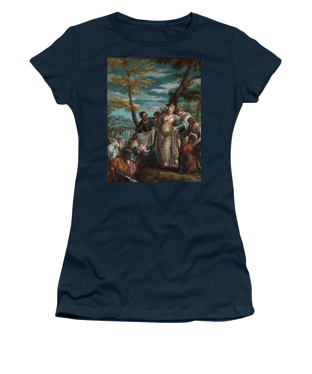 Veronese Women's T-Shirt featuring the painting The Finding of Moses #2 by Veronese