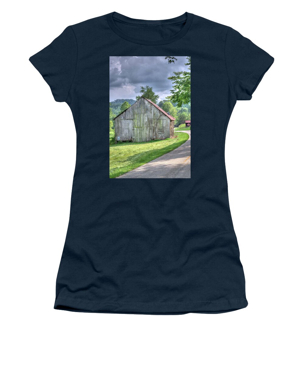 Morgan Women's T-Shirt featuring the photograph Wells Barn 13 #1 by Douglas Barnett
