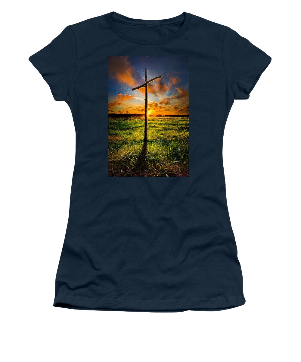 Good Friday Women's T-Shirt featuring the photograph What Will Be Will Be #1 by Phil Koch