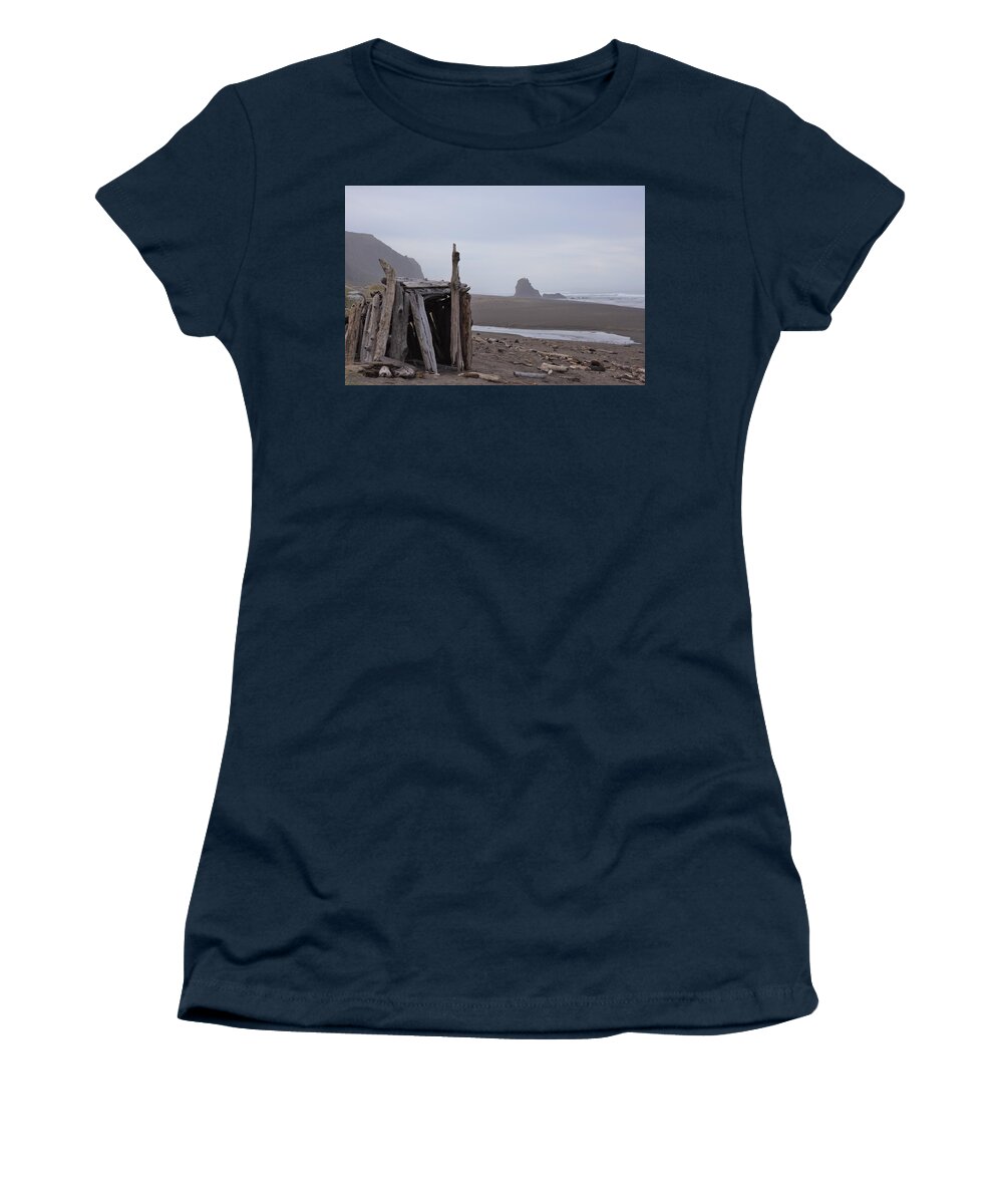 Irish Beach Women's T-Shirt featuring the photograph Irish Beach #10 by Lisa Dunn