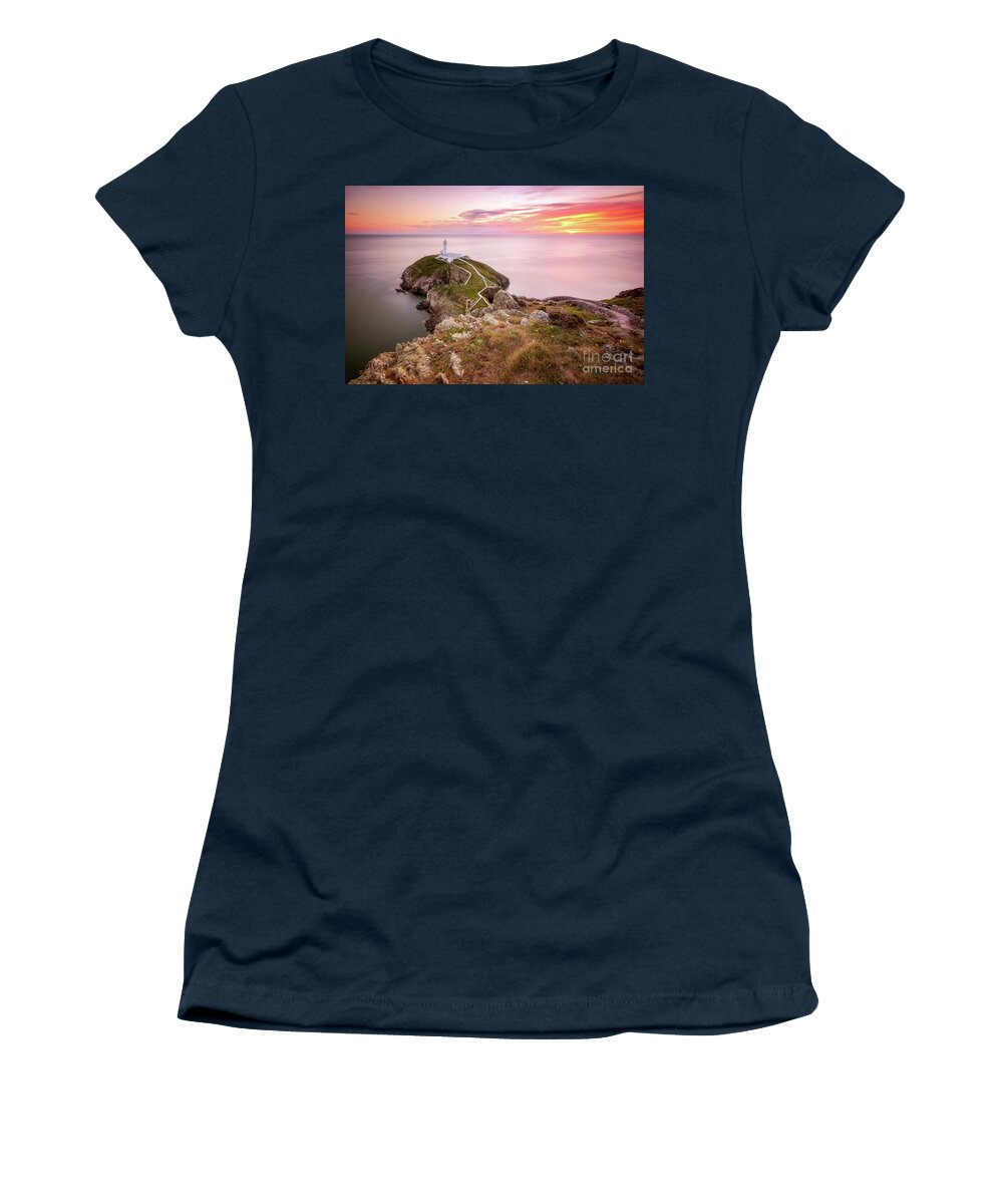 Cliffs Women's T-Shirt featuring the photograph 117 Seconds Of Sunset by Mariusz Talarek