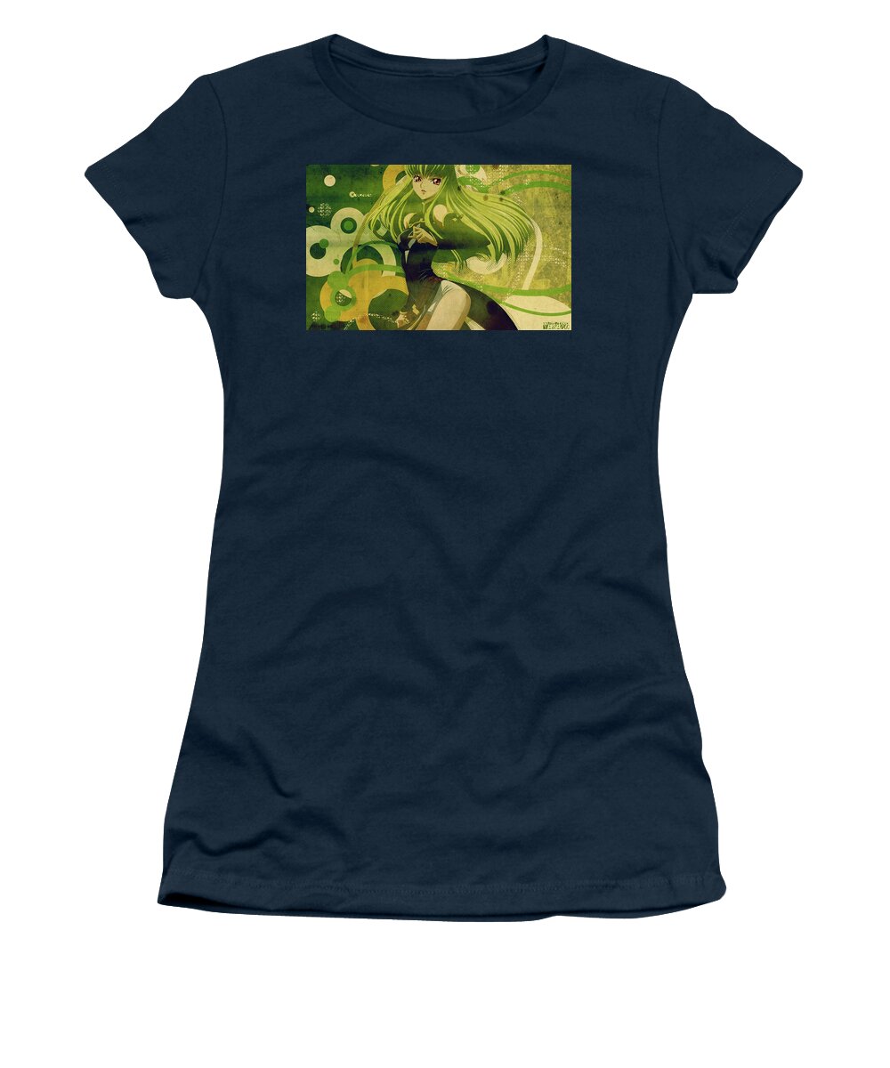 Code Geass Women's T-Shirt featuring the digital art Code Geass #14 by Super Lovely