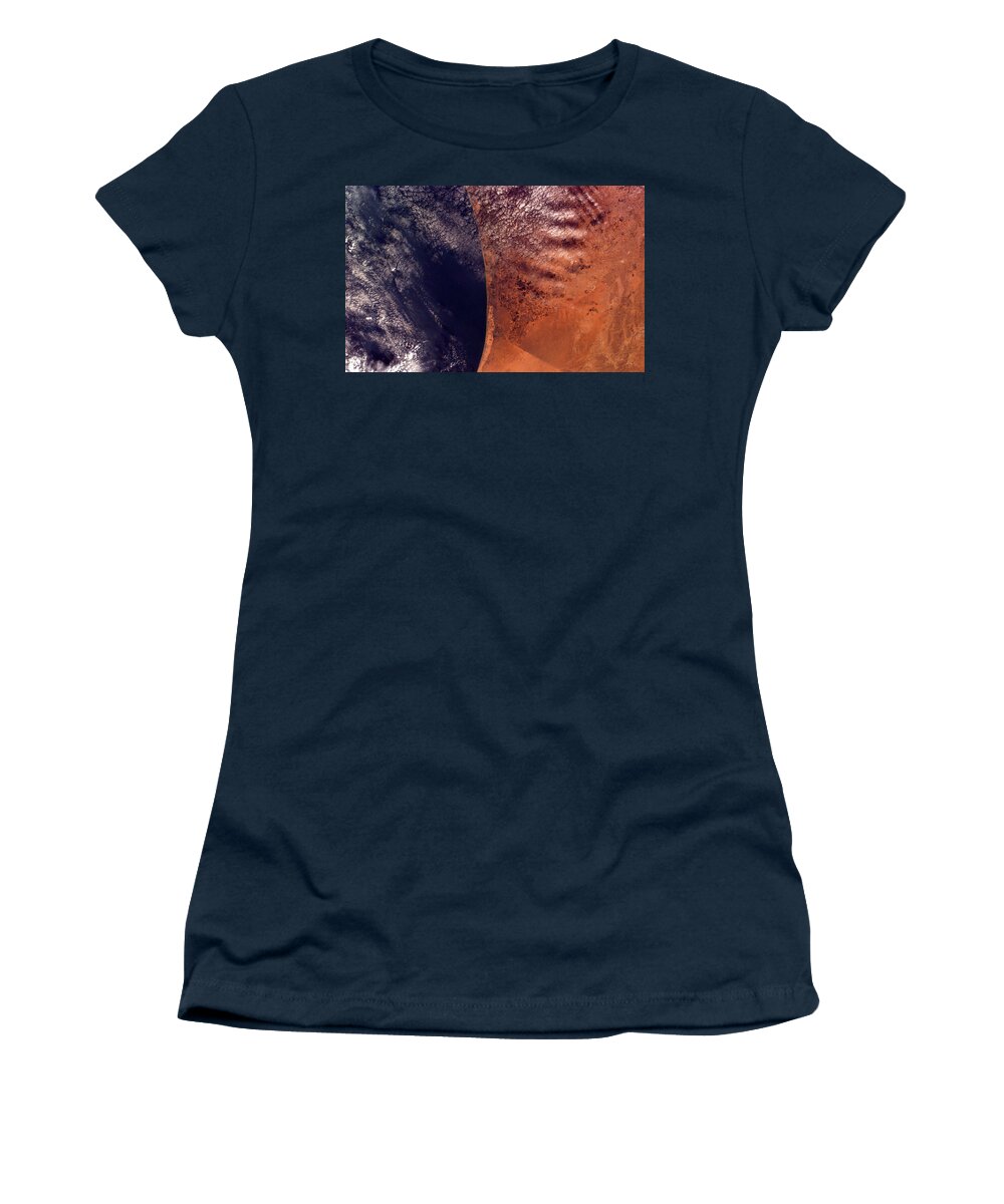 From Space Women's T-Shirt featuring the photograph From Space #15 by Mariel Mcmeeking