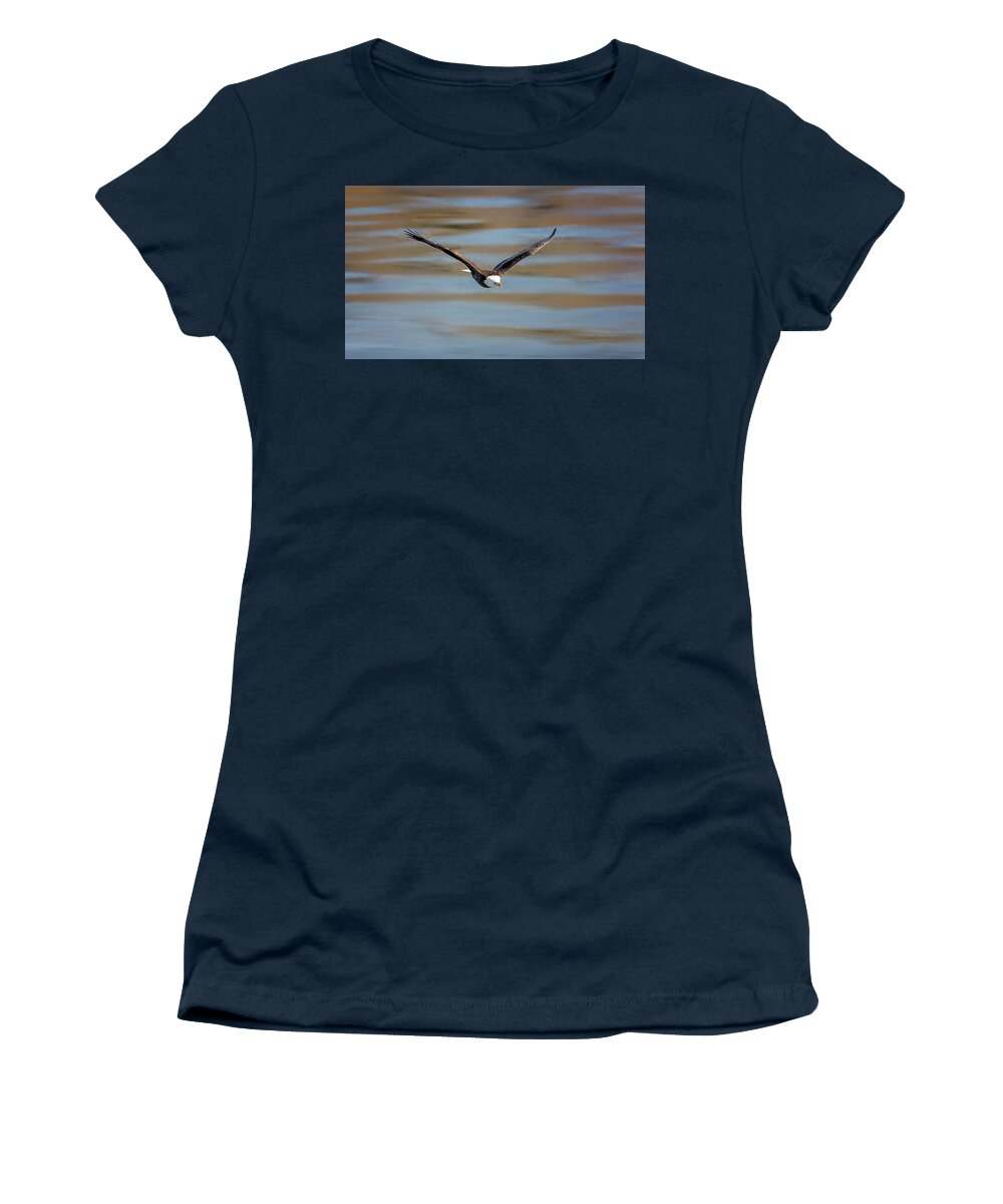 Illinois Women's T-Shirt featuring the photograph Bald Eagle #16 by Peter Lakomy