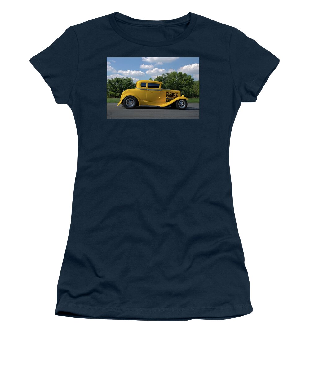 1931 Women's T-Shirt featuring the photograph 1931 Ford Coupe Hot Rod by Tim McCullough