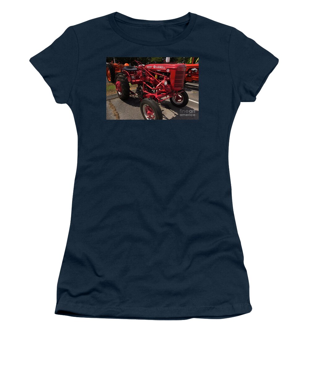 Tractor Women's T-Shirt featuring the photograph 1951 Farmall by Mike Eingle