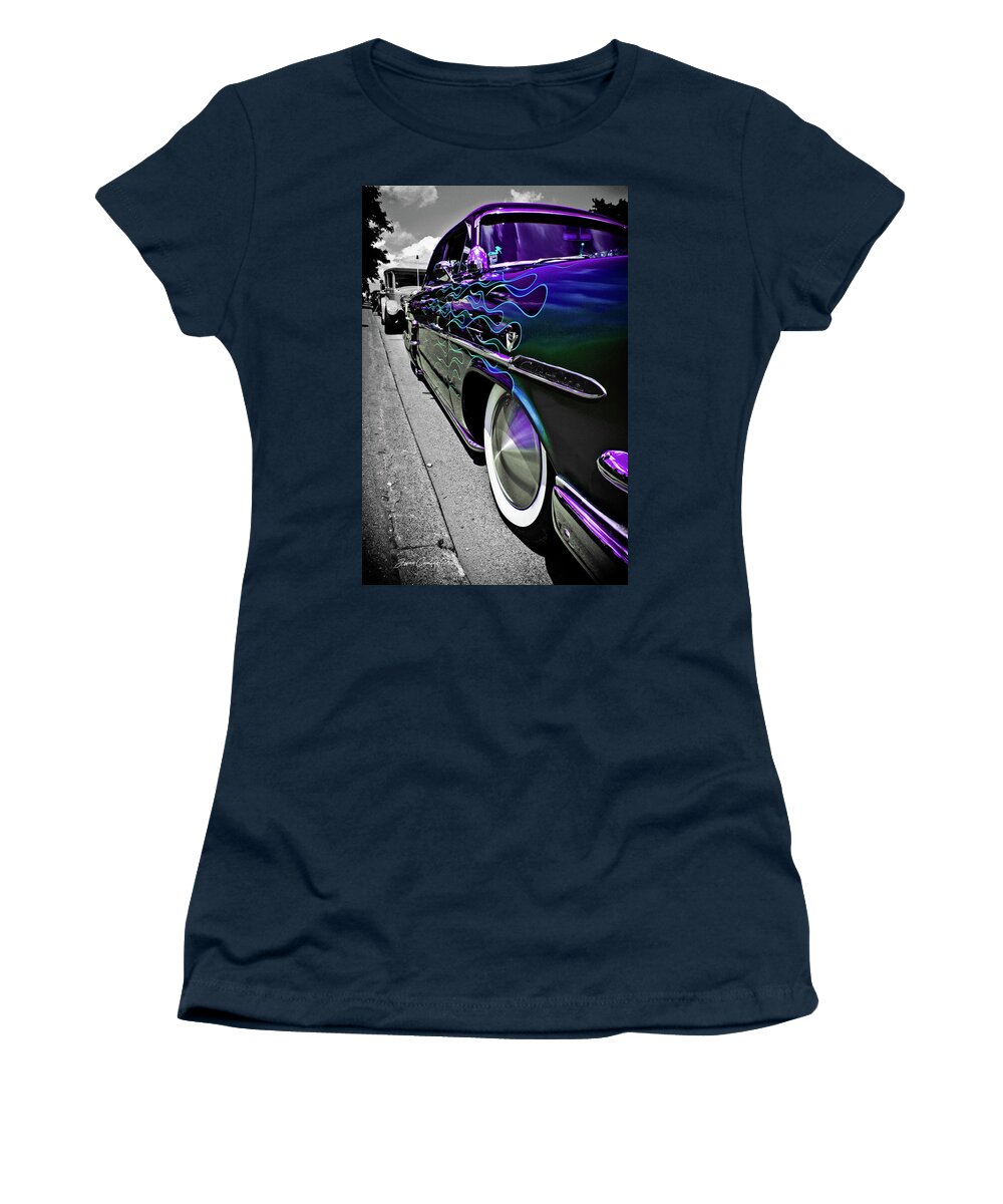 1953 Ford Customline Women's T-Shirt featuring the photograph 1953 Ford Customline by Joann Copeland-Paul
