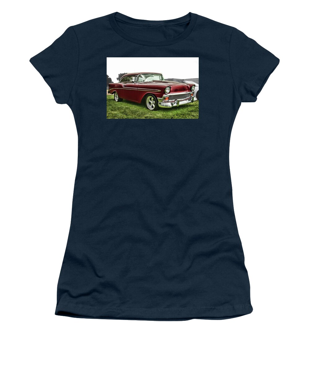 1956 Women's T-Shirt featuring the photograph 1956 Chevrolet Bel Air by Daniel Adams