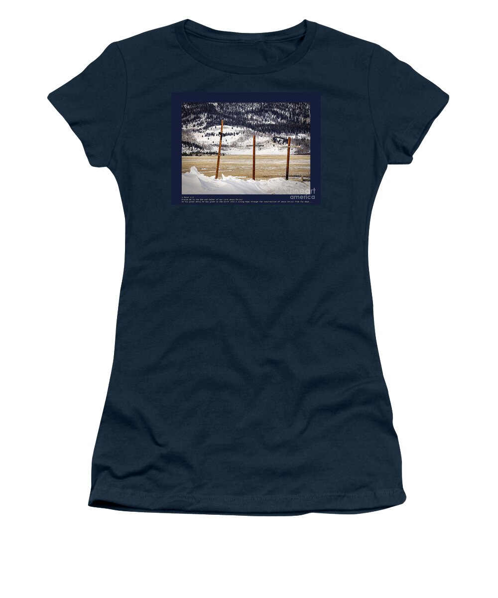 Religion Women's T-Shirt featuring the photograph 1st Peter by Janice Pariza