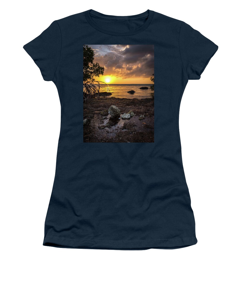 Sunset Women's T-Shirt featuring the photograph Bahia Honda Sunset #2 by David Hart
