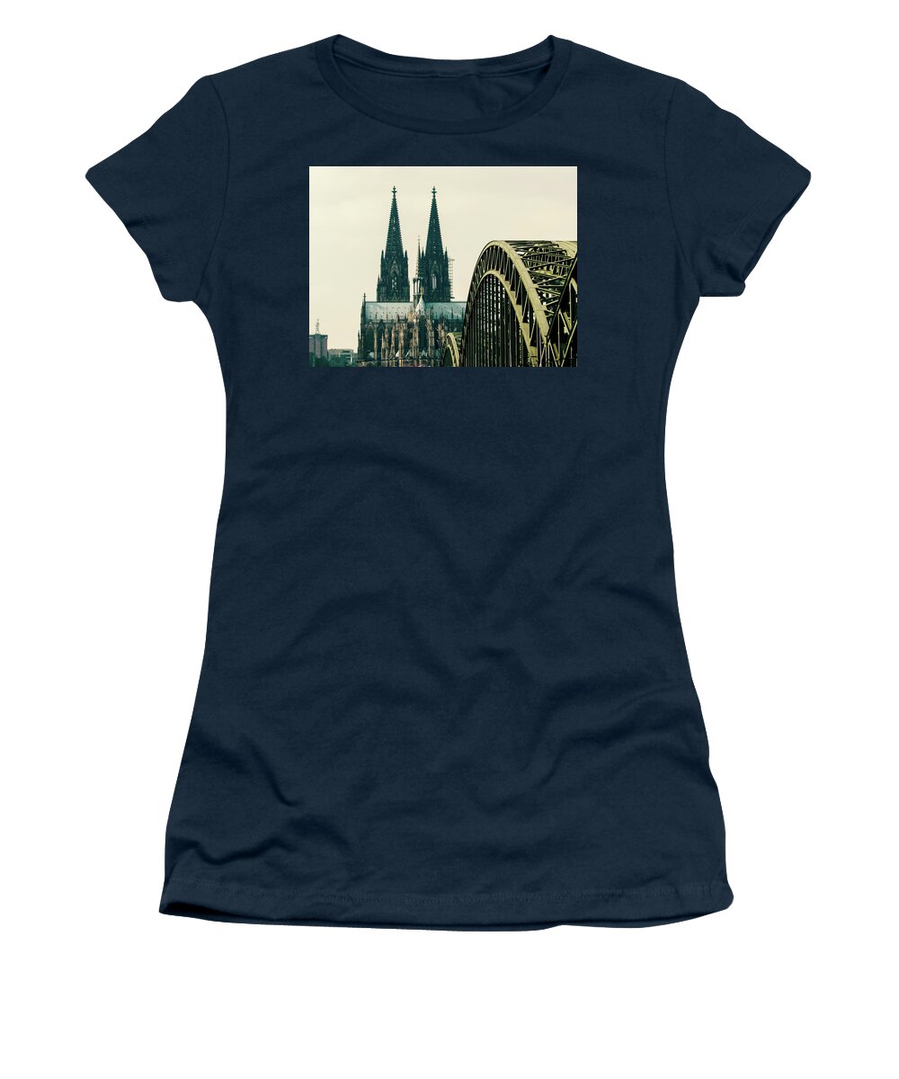 Cologne Women's T-Shirt featuring the photograph Cathedral #2 by Cesar Vieira