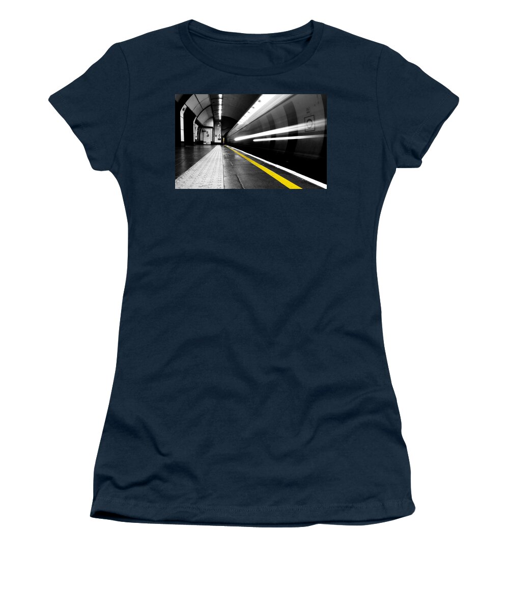 Subway Women's T-Shirt featuring the photograph Subway #2 by Mariel Mcmeeking