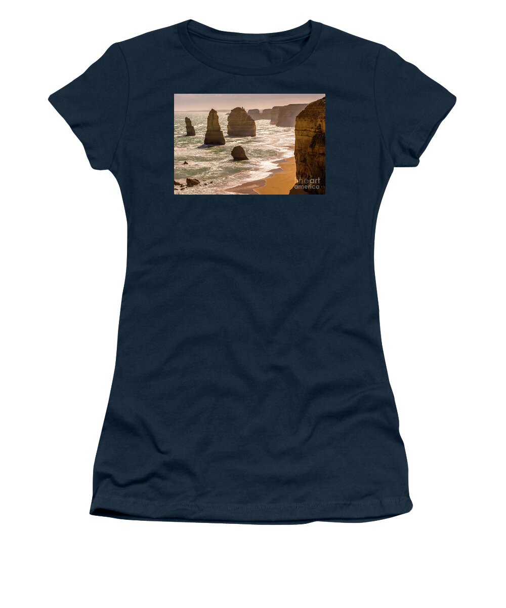 12 Apostles Women's T-Shirt featuring the photograph The Twelve Apostles #4 by Andrew Michael