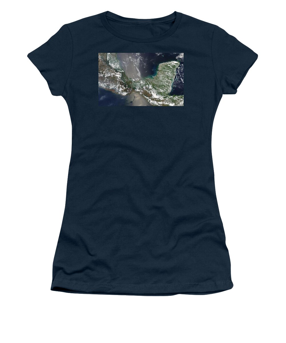 From Space Women's T-Shirt featuring the photograph From Space #21 by Mariel Mcmeeking