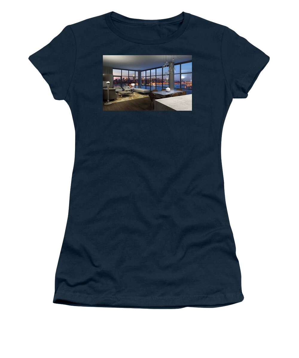 Room Women's T-Shirt featuring the photograph Room #22 by Jackie Russo