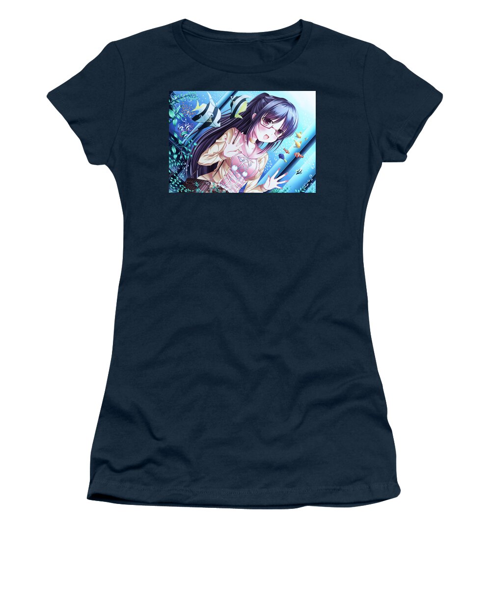 Original Women's T-Shirt featuring the digital art Original #23 by Maye Loeser