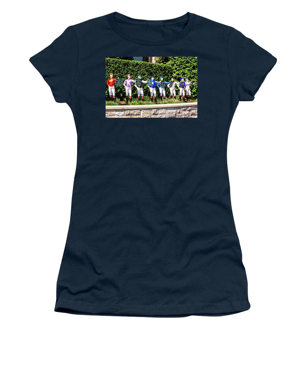 Colors Women's T-Shirt featuring the photograph Colors of Past Stakes at Keeneland KY #3 by Chris Smith