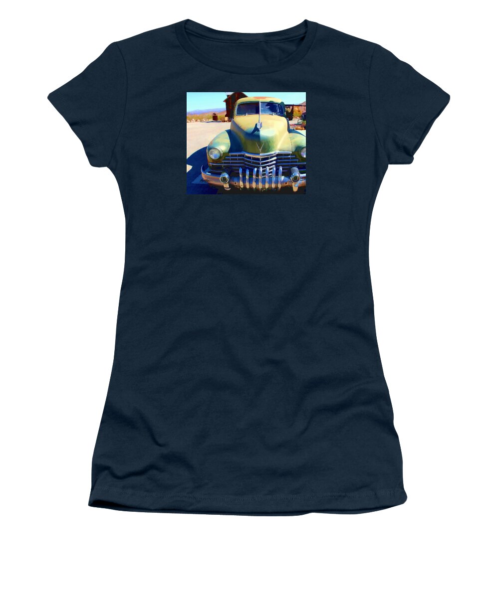 Tachatticup Women's T-Shirt featuring the photograph Techatticup Mine Ghost Town NV #2 by Marti Green