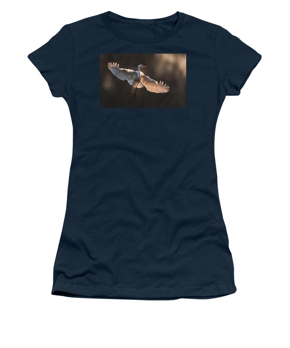 Bird Women's T-Shirt featuring the digital art Bird #38 by Super Lovely