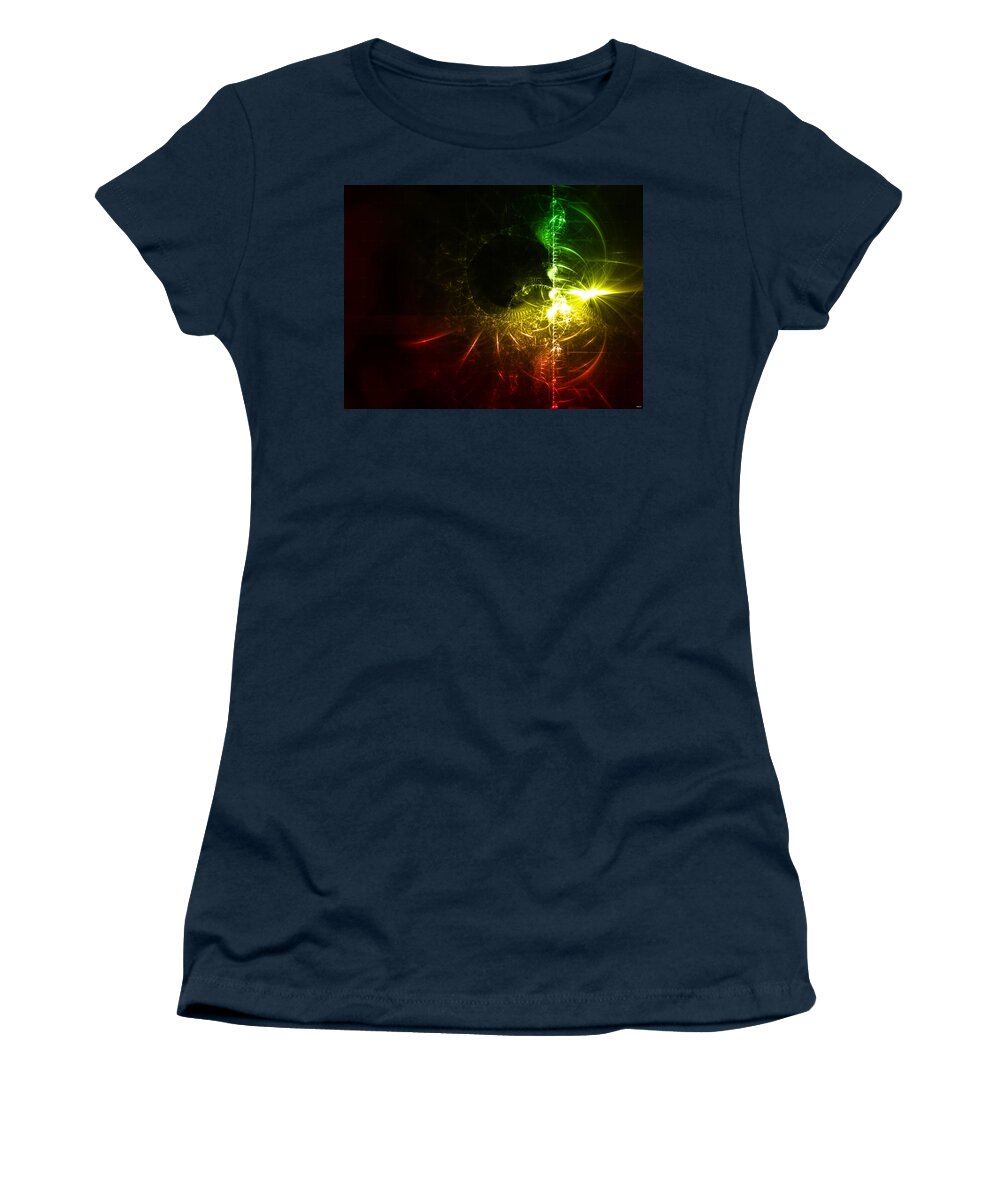 Cool Women's T-Shirt featuring the digital art Cool #5 by Super Lovely
