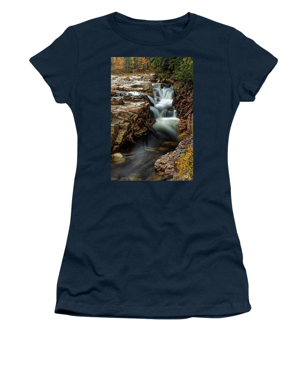 New Hampshire Women's T-Shirt featuring the photograph New Hampshire Fall 2017 #5 by Doolittle Photography and Art