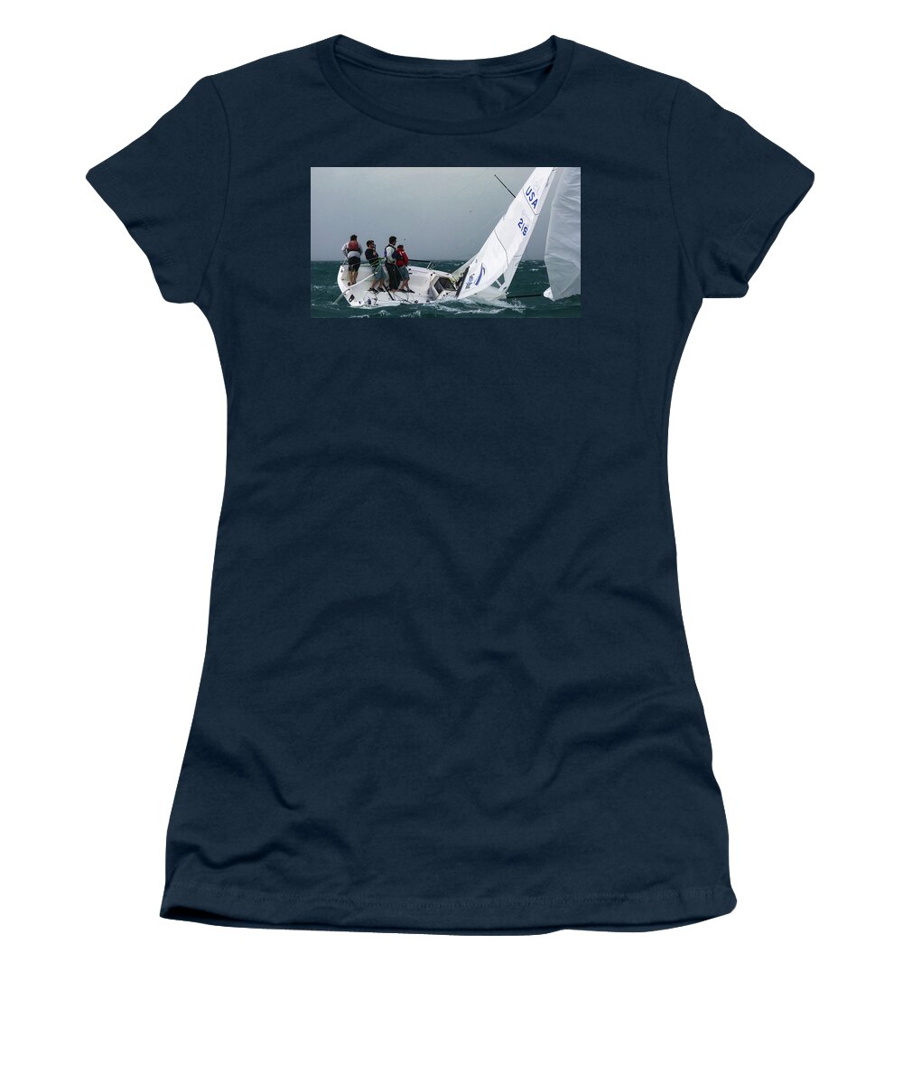 Breeze Women's T-Shirt featuring the photograph Breeze On #6 by Steven Lapkin