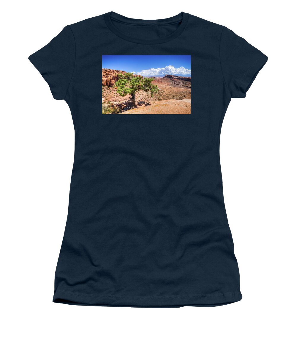 Landscape Women's T-Shirt featuring the photograph Moab #7 by Brett Engle