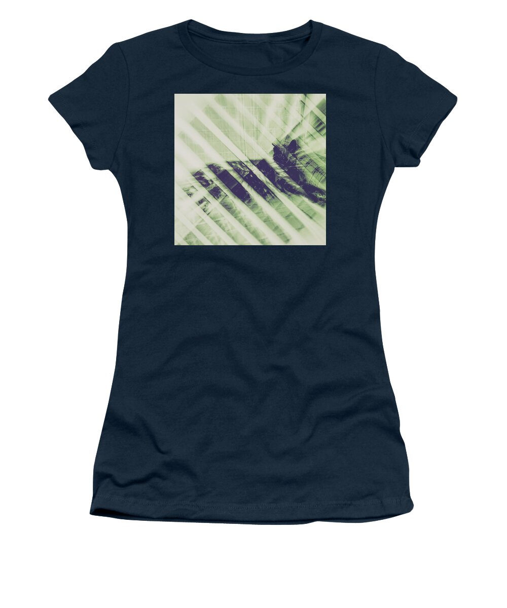 Wallpaper Women's T-Shirt featuring the digital art 76 by Marko Sabotin