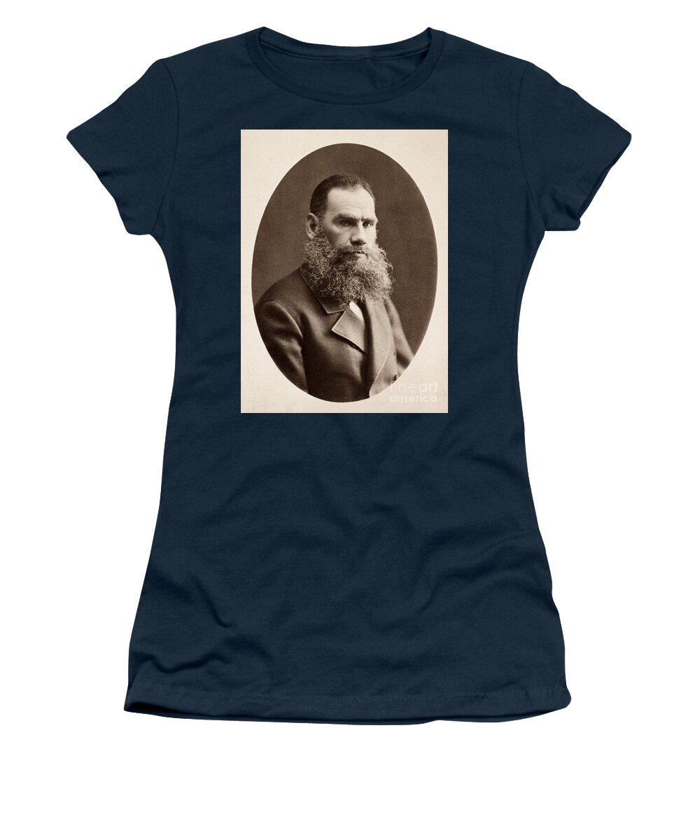1868 Women's T-Shirt featuring the photograph Leo Tolstoy (1828-1910) #8 by Granger