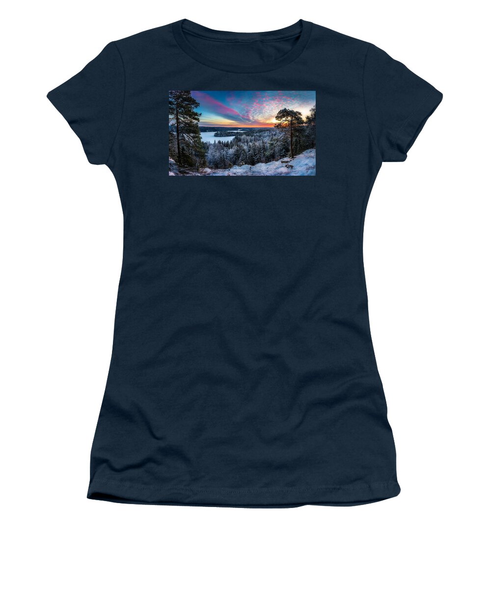 Winter Women's T-Shirt featuring the photograph Winter #82 by Jackie Russo