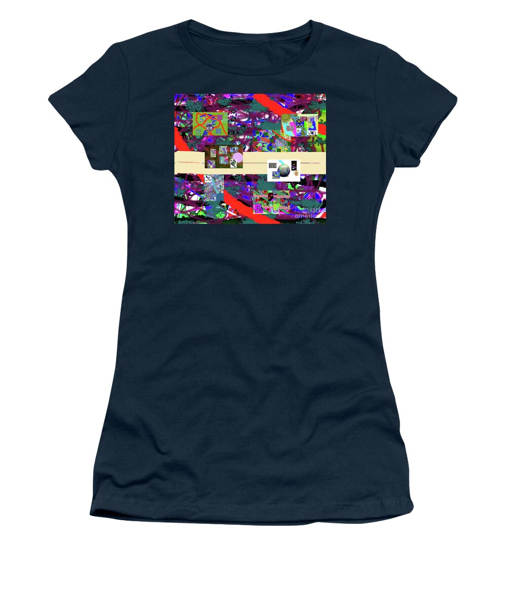 Walter Paul Bebirian Women's T-Shirt featuring the digital art 9-17-2015dabcde by Walter Paul Bebirian