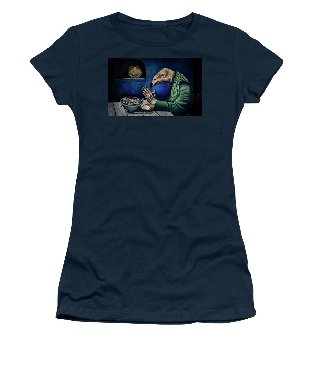 Annuit Coeptis Women's T-Shirt featuring the painting A New Order by Rick Mosher