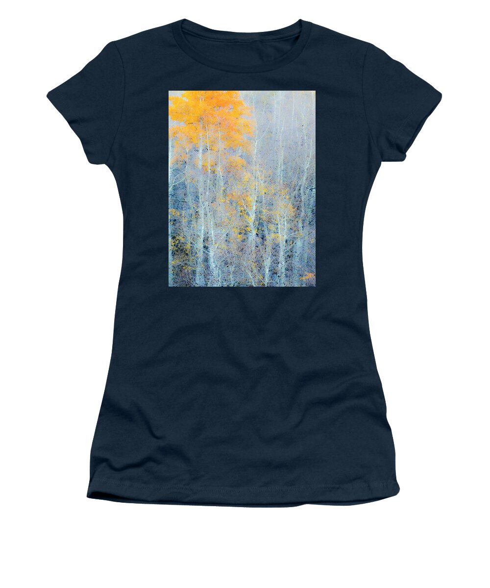 Autumn Women's T-Shirt featuring the photograph A Spot of Orange by Eggers Photography