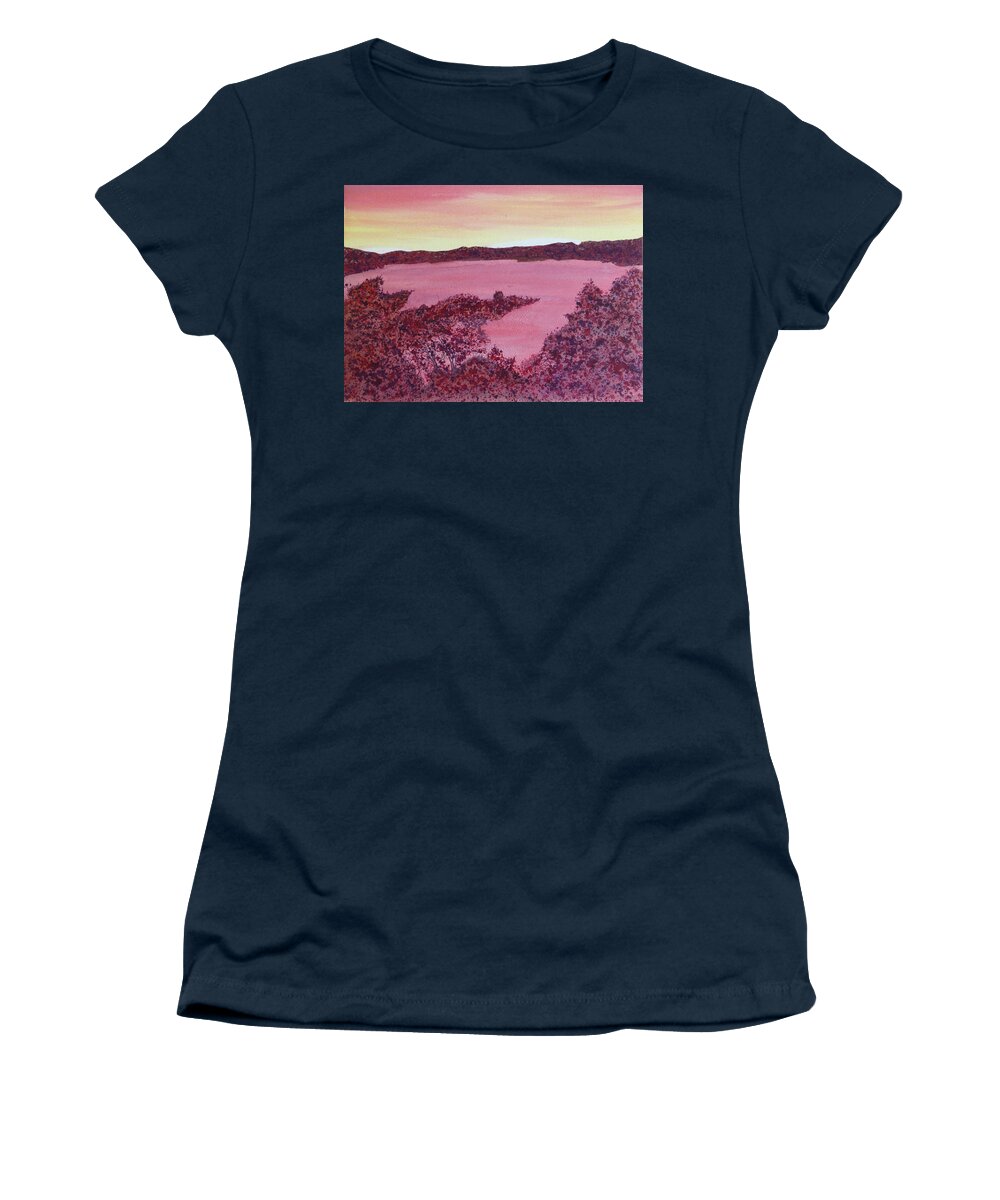 A Wee Bit O Heaven Women's T-Shirt featuring the painting A Wee Bit O Heaven by Joel Deutsch