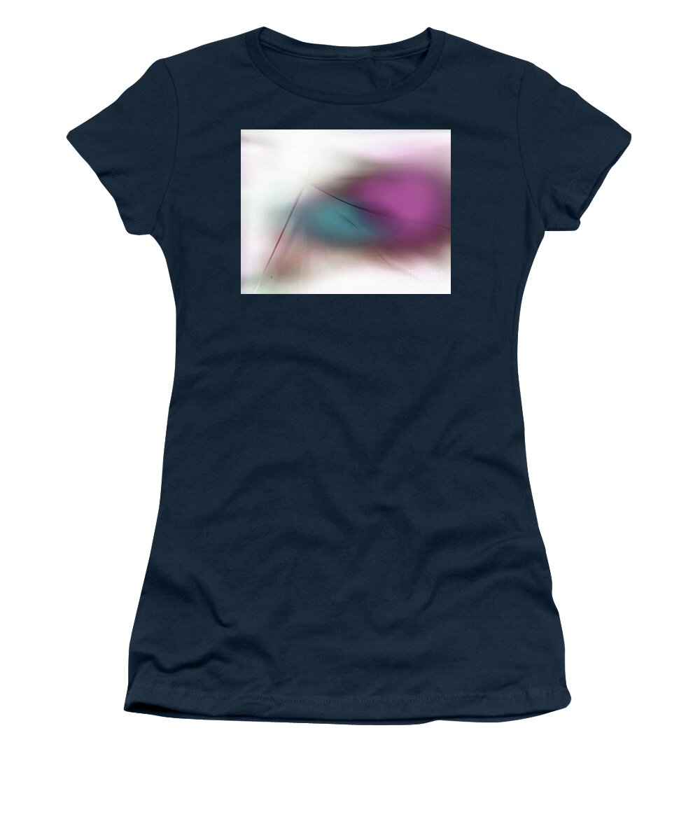 Abstract Women's T-Shirt featuring the digital art Abstract 300-2016 by John Krakora