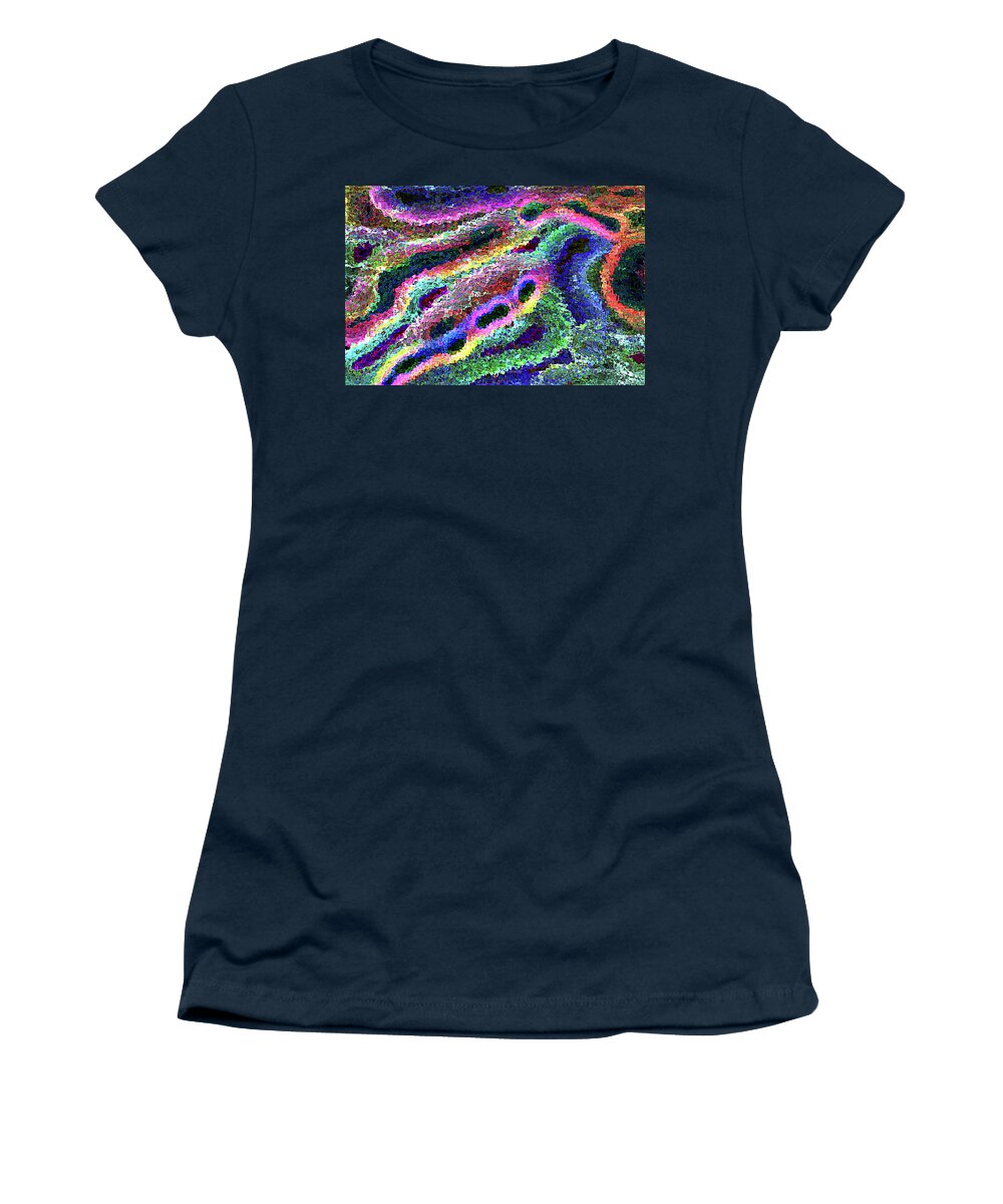 Abstract Women's T-Shirt featuring the digital art Abstract_one by Carl Deaville