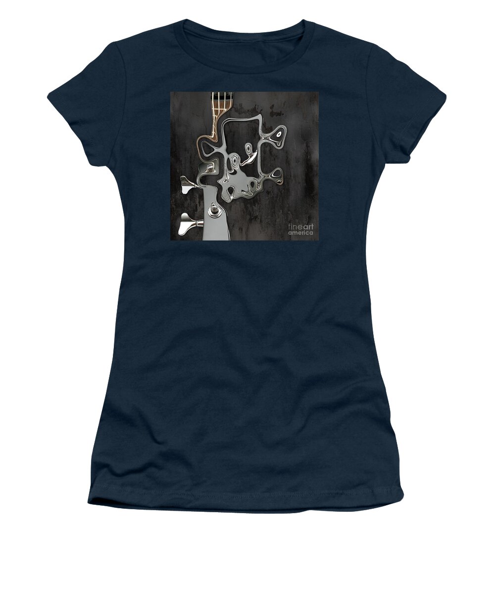 Music Women's T-Shirt featuring the digital art Abstrait en Sol Majeur by Variance Collections