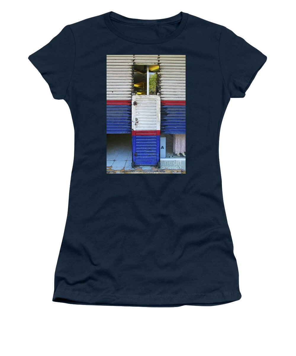 Acapulco Women's T-Shirt featuring the photograph Acapulco Door 4 by Randall Weidner