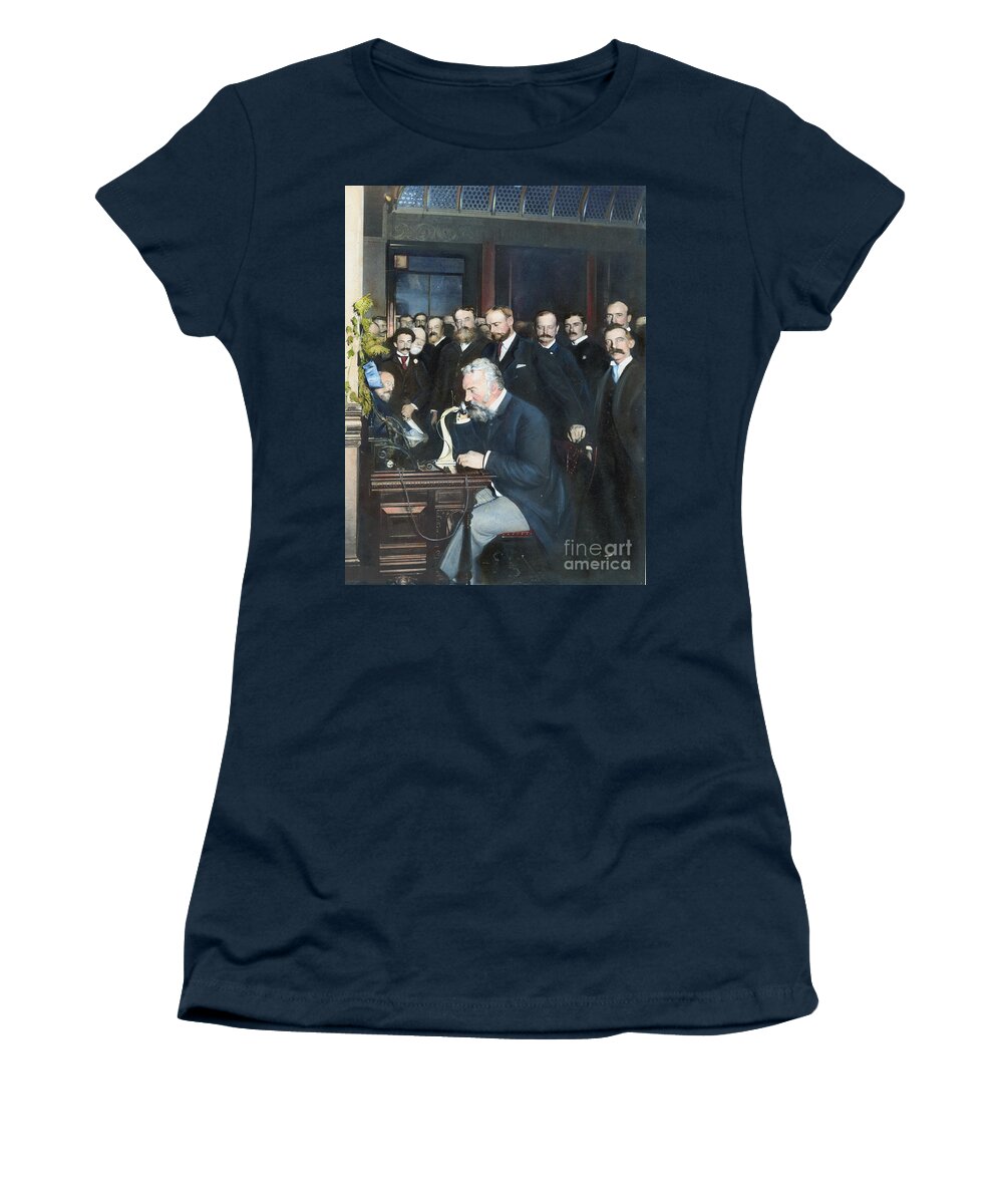 1892 Women's T-Shirt featuring the photograph Alexander Graham Bell by Granger