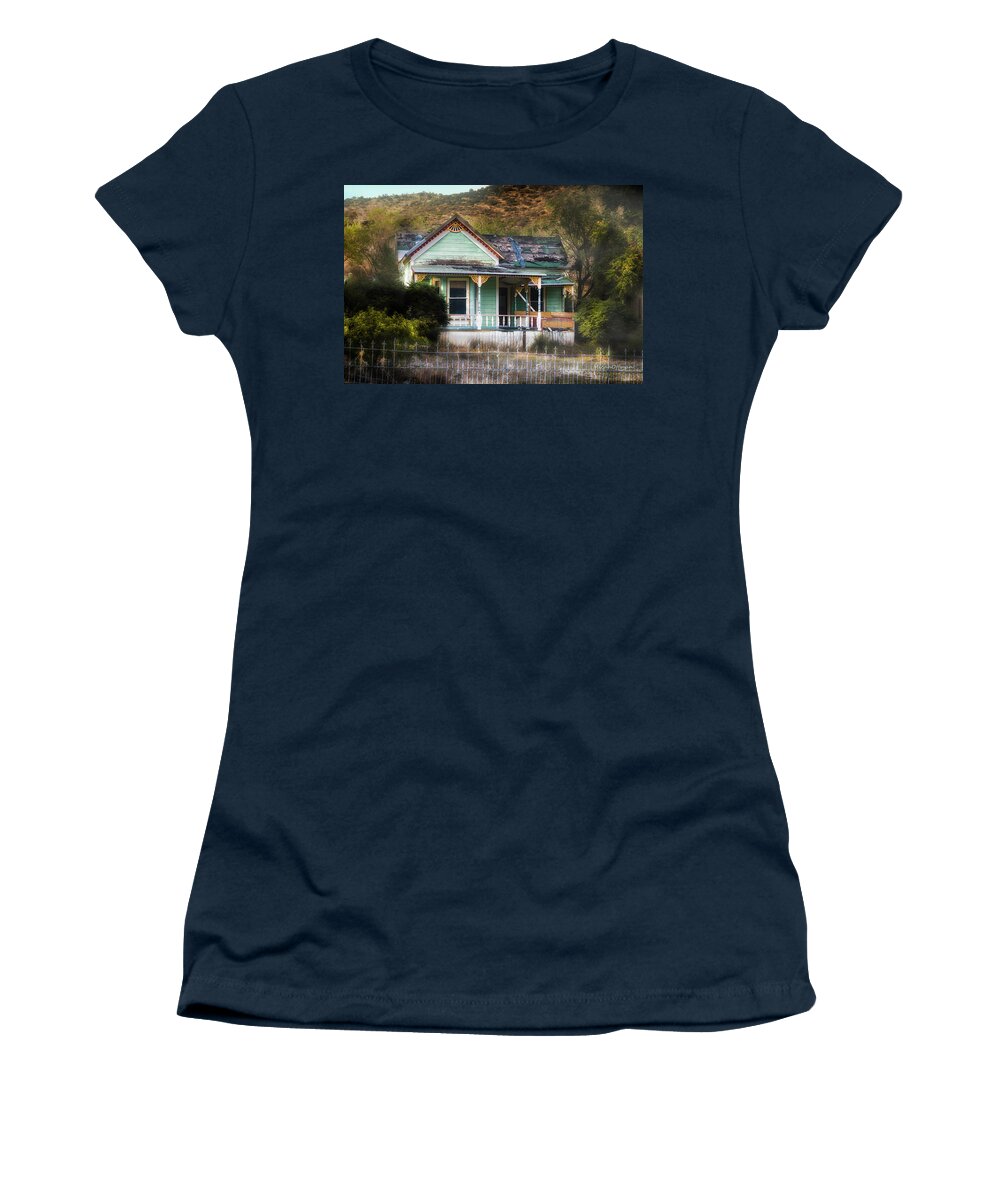 Roof Women's T-Shirt featuring the photograph Alice's house by Micah Offman