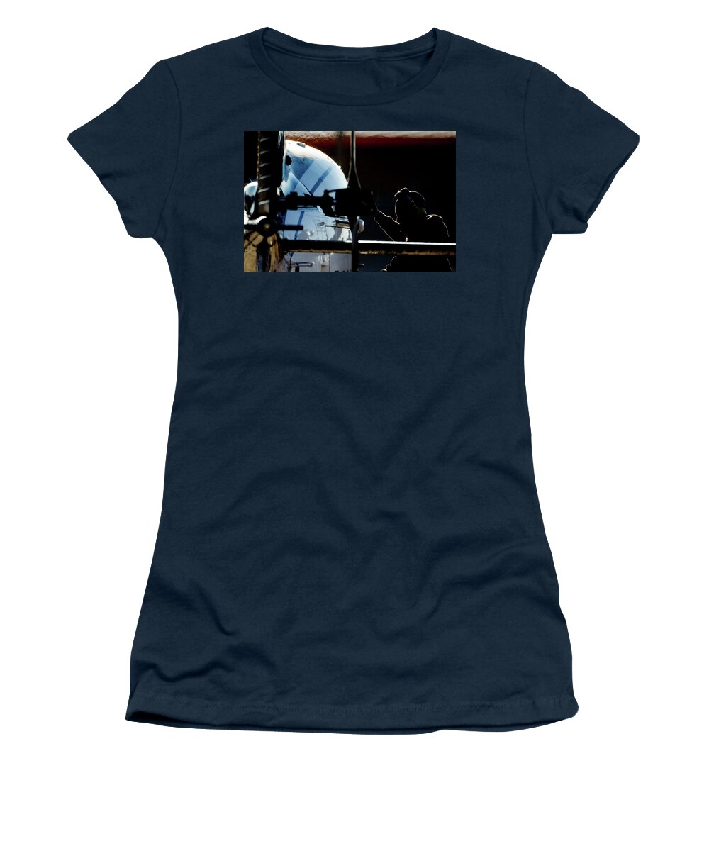 Airbus Women's T-Shirt featuring the photograph All Ready by Paul Job