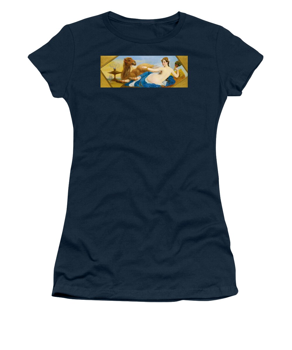 Francois Dubois Women's T-Shirt featuring the painting Allegories of the four Continents. Asia by Francois Dubois