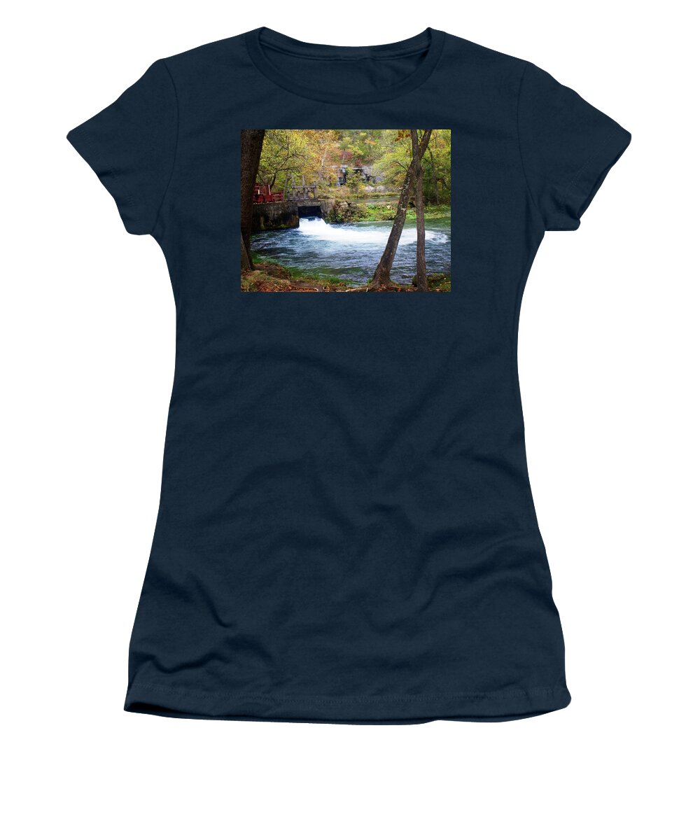 Alley Spring Women's T-Shirt featuring the photograph Alley Spring by Marty Koch