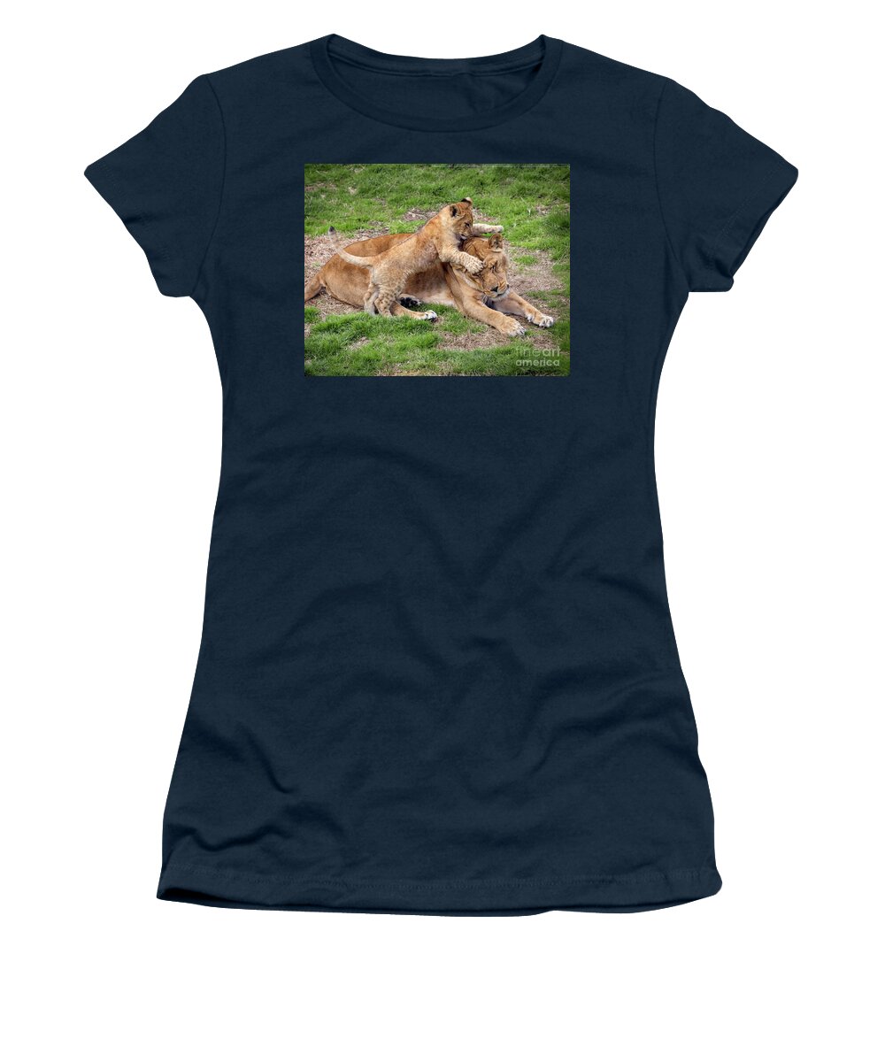Ambush Women's T-Shirt featuring the photograph Ambush by Karen Jorstad