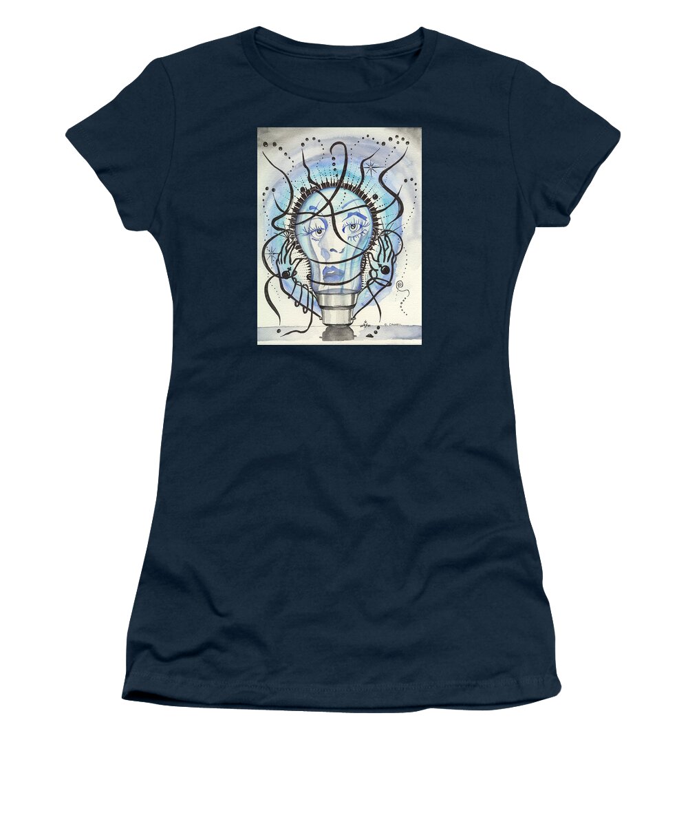 Idea Women's T-Shirt featuring the digital art An idea by Darren Cannell