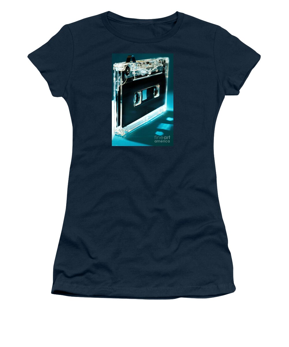 Music Women's T-Shirt featuring the photograph Analog signal by Minolta D