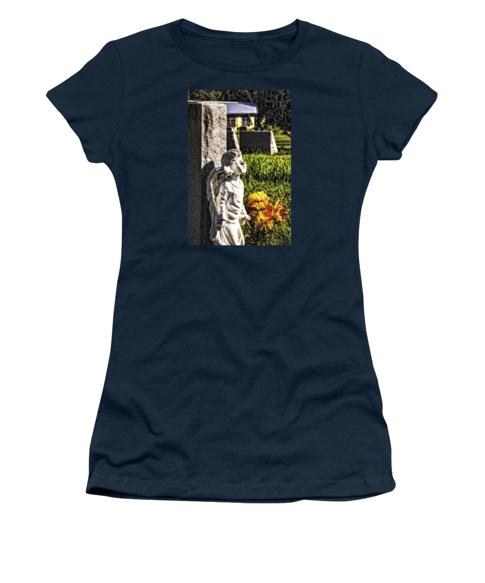 Angel Women's T-Shirt featuring the photograph Angel 010 by Michael White